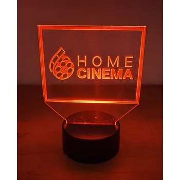 Stojací lampa LED Lampa Home Cinema Dálkový Ovladač Jméno s Věnováním