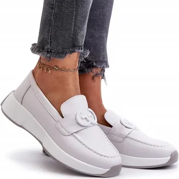 Dámské mokasíny S.Barski dámské mokasíny LR490 WHITE velikost 39