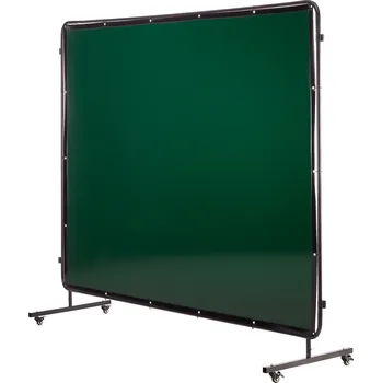 Příslušenství k nářadí Vevor Svařovací clona 3 panely 1.74×2.34m plameni odolná uv 12 kol