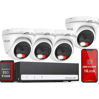 IP kamera Monitorovací sada Hikvision TVICAM-T2M-20DL + DVR-SSD