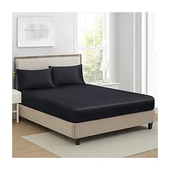 Prostěradlo Prostěradlo s Gumou 140x200cm Saténové Pro Vysoké Matrace 25-30 cm