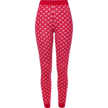 Dámské legíny 600708 - Tchibo - Pletené legíny - pro ženy - vel. XL 48/50 - barva: červená