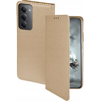 Pouzdro na mobilní telefon Pouzdro s klopou BBE pro Xiaomi, Redmi 15C 5G zlaté