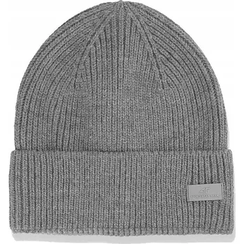 Čepice 4F zimní čepice beanie šedá, velikost M