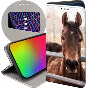 Pouzdro na mobilní telefon Pouzdro s klopou Hello Case pro Samsung Galaxy A16, hnědé