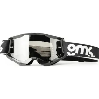 Motocyklové brýle Goggle GMS STRATA 2 ZG50028-00001 černý stříbrné zrcadlové sklíčko