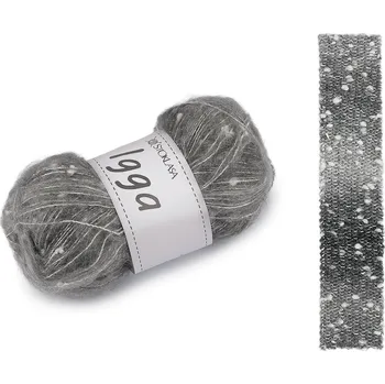 Příze Pletací příze Igga 100 g, střední, 6 (009) šedá
