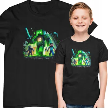 Chlapecké tričko Meeboo dětské tričko černé bavlna velikost 104