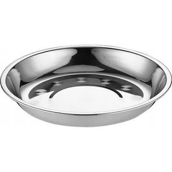 Talíř Talíř Podnos Servírovací mísa z nerezové oceli pro servírování, 18 cm
