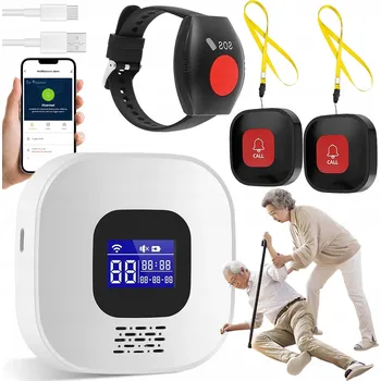 Zabezpečení domácnosti ALARM PRO SENIORY NEMOCNÉ STARÉ LIDI TLAČÍTKO PRO PŘIVOLÁNÍ POMOCI NÁRAMEK