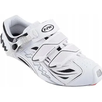 Pánské cyklistické tretry Silniční tretry Northwave Typhoon Evo SBS Carbon, vel 42, bílé