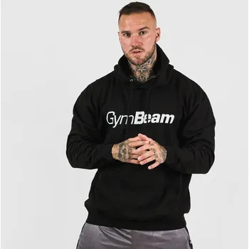 Pánská mikina Mikina s kapucí PRO Hoodie Černá - GymBeam M