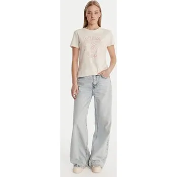 Pánské tričko Guess T-Shirt V6RI12 J1314 Bílá Regular Fit S