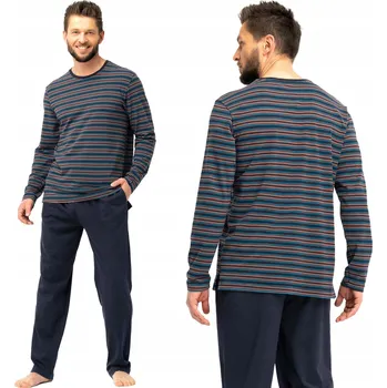 Pánské pyžamo Key Pánské pyžamo MNS 315 B25 s dlouhým rukávem, velikost M