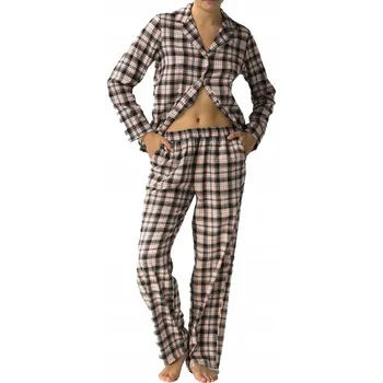 Dámské noční prádlo Atlantic dámské pyžamo bavlna béžové velikost XXL