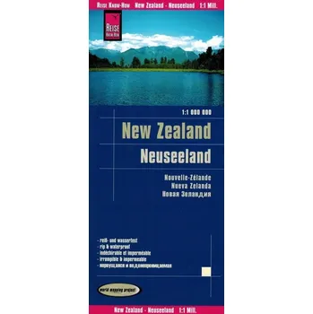 NOWA ZELANDIA mapa 1:1 000 000 REISE KNOW HOW 2019 Kolektiv autorů