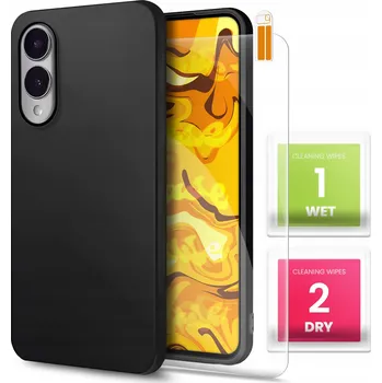 Pouzdro na mobilní telefon Zadní Kryt Hello Case pro Samsung Galaxy S25 Edge, černý