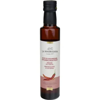 Rostlinný olej La Masrojana ochucený olivový olej s chilli 0,25 l