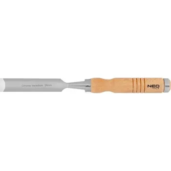 Dláto NEO Sekáč 24 mm, ocel CRV, dřevěná rukojeť 37-824