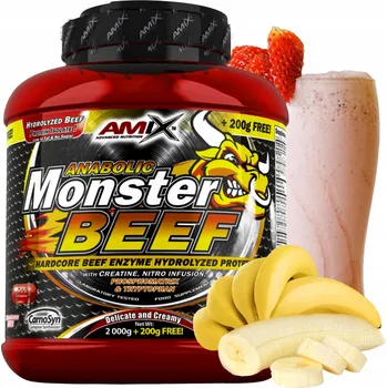 Protein Protein hydrolyzát bílkovin - WPH Amix Advanced Nutrition prášek 2199 g příchuť banán a jahoda