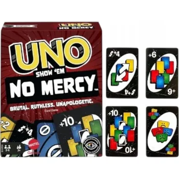 Desková hra UNO KARETNÍ HRA NOVÁ VERZE No Mercy Bez lítosti UNO