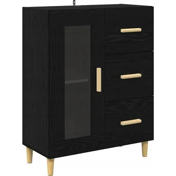 Příborník do zásuvky Servírovací skříň Černý dub 69,5 x 34 x 90 cm kompozitní dřevo