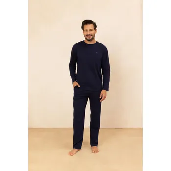 Pánské pyžamo PÁNSKÉ PYŽAMO 493 J/25 tmavě modrá L