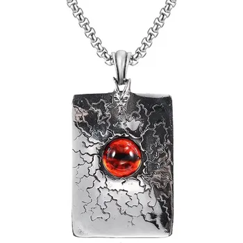 Oblečení a móda Oboustranný ocelový přívěsek Dračí oko– Slunce & Měsíc - Model BEZ ŘETÍZKU (pouze přívěsek)