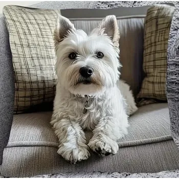 Polštář Polštář s náplní pejsek West Highland