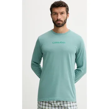 Pánská móda Tričko Calvin Klein Underwear 000NM2771E tyrkysová 65X, vel. XL