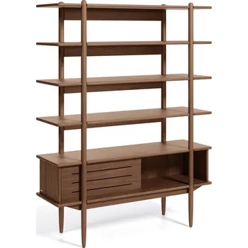 Knihovna Knihovna v dekoru ořechu 130x169 cm Carolin - Kave Home ID_1438885