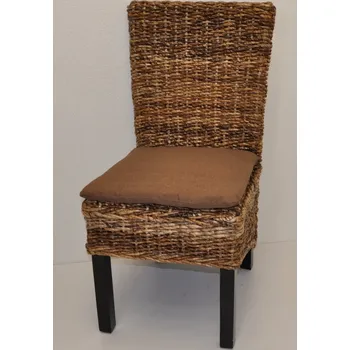 Zahrada Axin Trading s.r.o. Židle Banny banánový list polstr hnědý melír