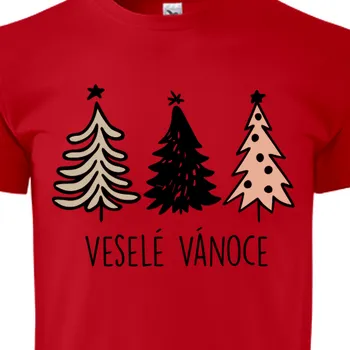 Tričko Vánoce | Vánoční tričko Veselé Vánoce