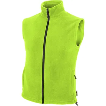 Pánská vesta Vesta Bennon Fleece Vest - zelená svítící, 6XL