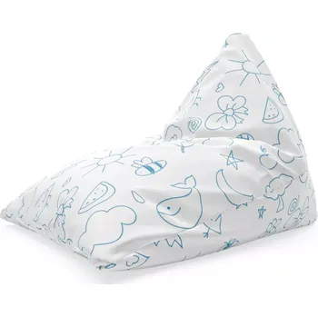 Sedací pytel Sablio Sedací vak Triangl Kreslení nejmenších: 120 x 100 x 100 cm