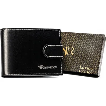 Rovicky pánská peněženka z pravé kůže černá - muž