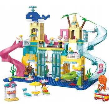 ostatní stavebnice Stavebnice Cogo Barevný Aquapark 715 dílů