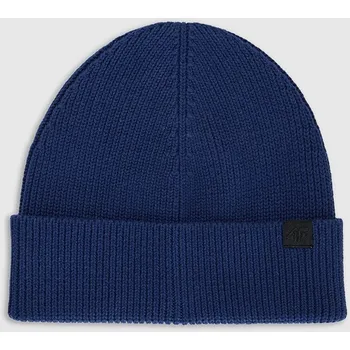 Čepice 4F zimní čepice beanie modrá, univerzální velikost