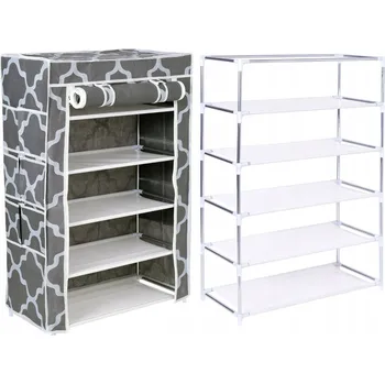 Botník Botník Gockowiak 60 x 90 x 30 cm, odstíny šedé