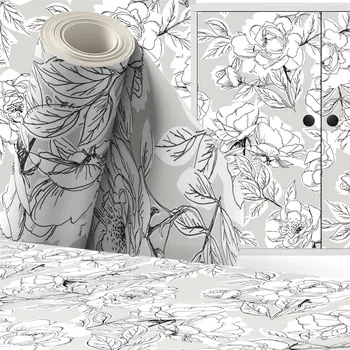 Tapeta Samolepicí fólie s motivem květu BRANO 45 x 200 cm