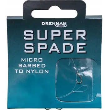 Rybářský háček Spodní Háčky , plovákové háčky, s návazcem, s protihrotem Drennan HNSSPM018 8 ks