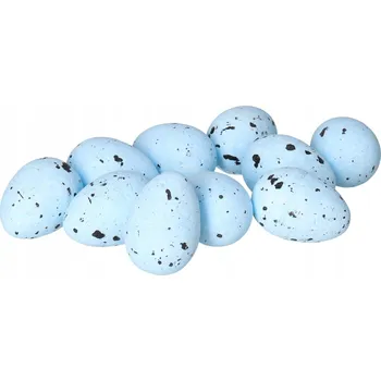 Velikonoční dekorace VAJÍČKO Polystyrenová vajíčka s tečkami 10 KS 4 CM