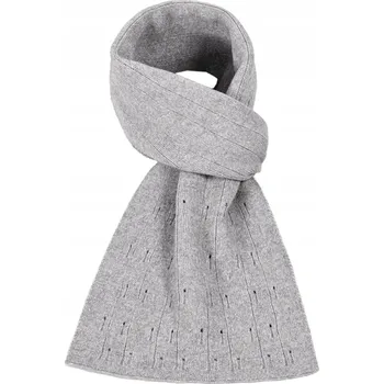 Šála ŠEDÁ popelavá dlouhá dámská teplá zimní šála viskóza Leira LOMAN PL