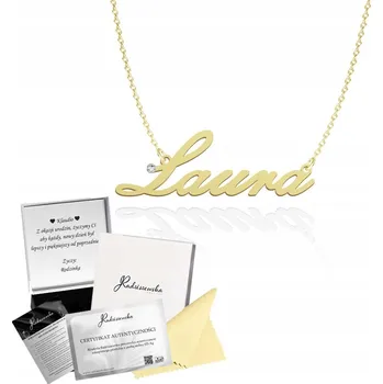 Náhrdelník Náhrdelník se jménem LAURA stříbro PLÍŠEK