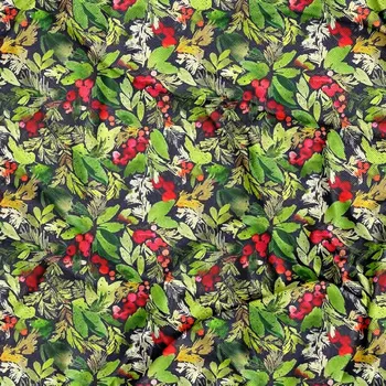 VODĚODOLNÁ ZAHRADNÍ LÁTKA OXFORD S POTISKEM 50023, 1 METR