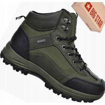 Pánská treková obuv Pánské trekové boty Big Star SS174052 Khaki 43