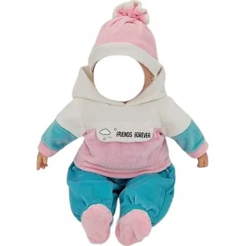 Doplněk pro panenku OBLEČENÍ SADA PRO PANENKU MIMINKO 40 cm