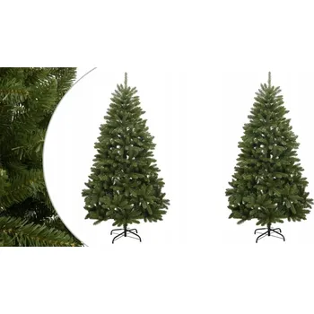 Vánoční stromek Zelený umělý vánoční stromek na pantech se stojanem, 210 cm