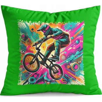 Polštář POLŠTÁŘ ZELENÁ DÁREK – KOLO BMX MTB SPORT