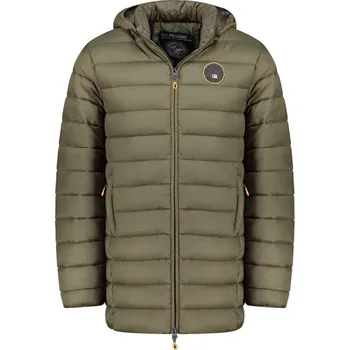 Geografické Norsko pánská bunda AMIGOMAP LONG HOOD DB KAKI MEN 233 KAKI (WZ5087H/GN-KAKI) XL